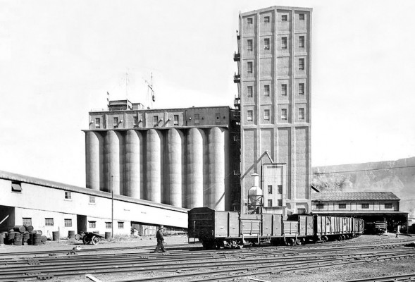 Das Getreidesilo von 1924 - lange Zeit das höchste Gebäude Südafrikas