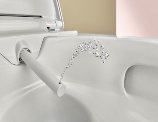 Herzstück des Dusch-WCs ist die integrierte WhirlSpray-Duschtechnologie für eine gründliche und schonende Reinigung.