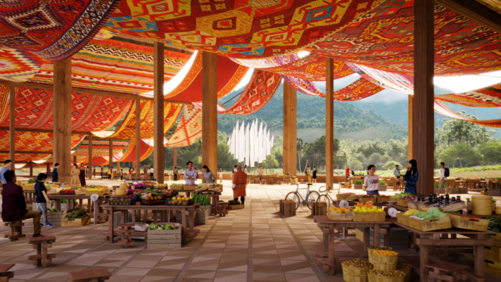 Der Markt der Mindfulness City  © Department of Tourism Bhutan
